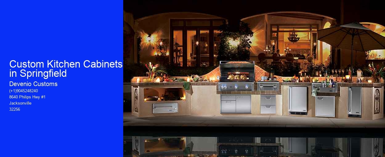 Custom Kitchen Cabinets in Springfield