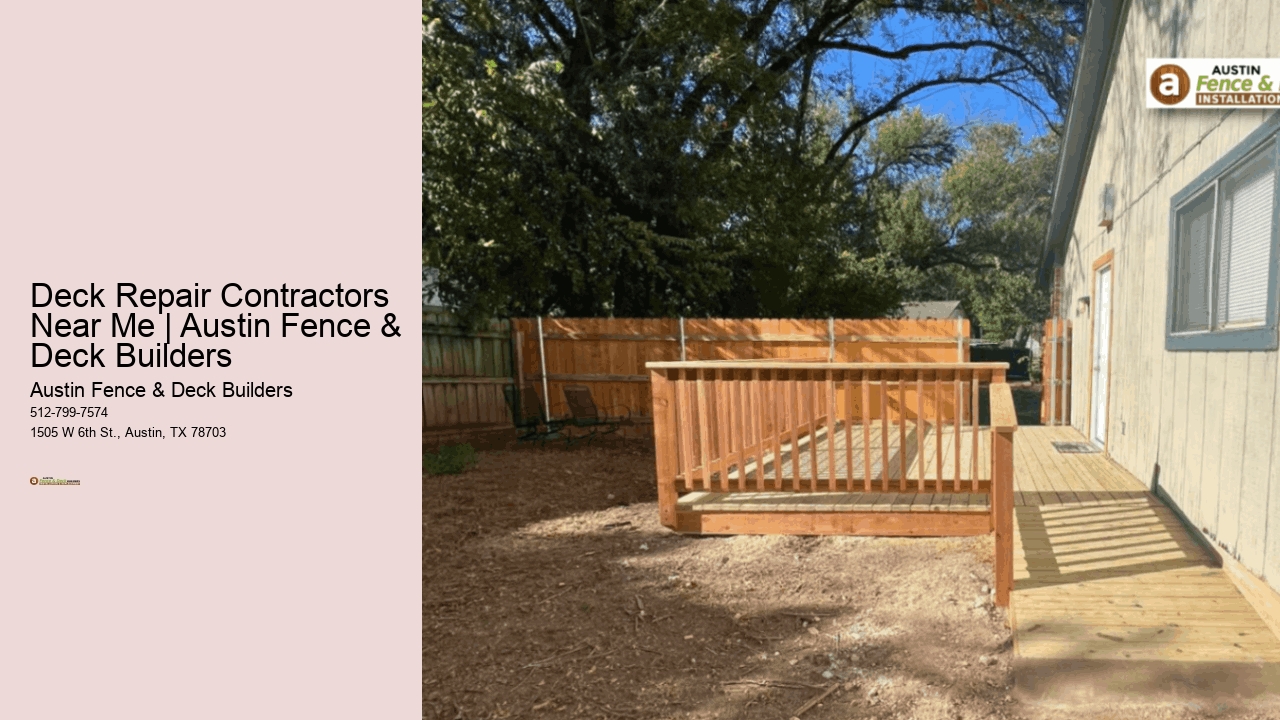Deck Repair Contractors Near Me | Austin Fence & Deck Builders