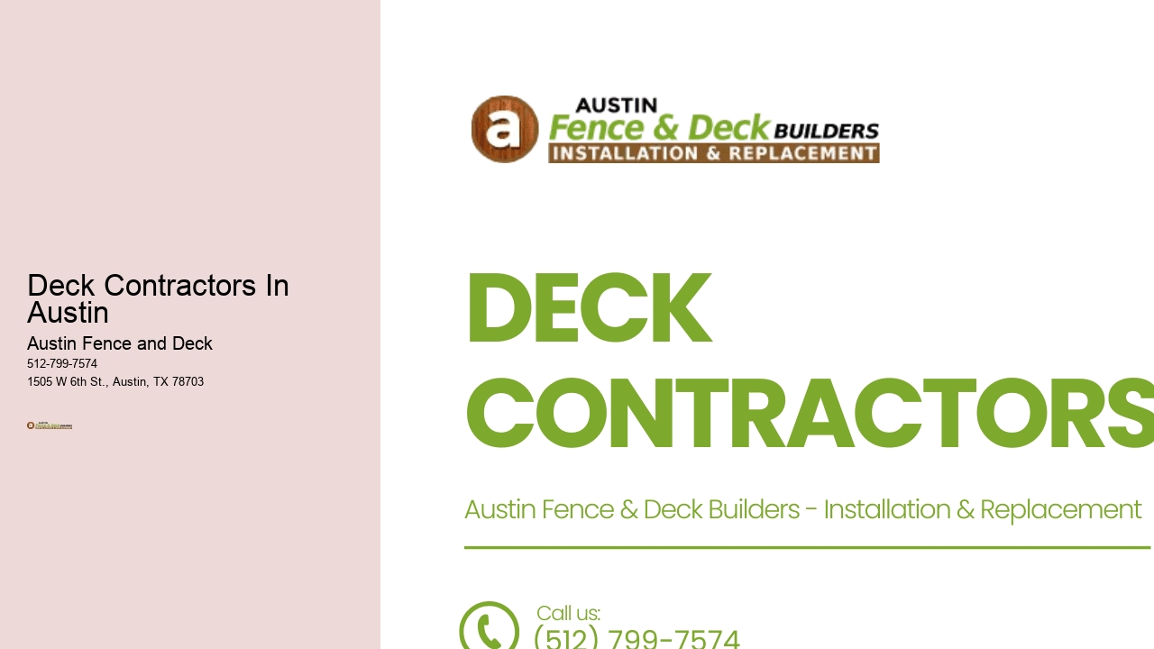 Deck Contractors In Austin 