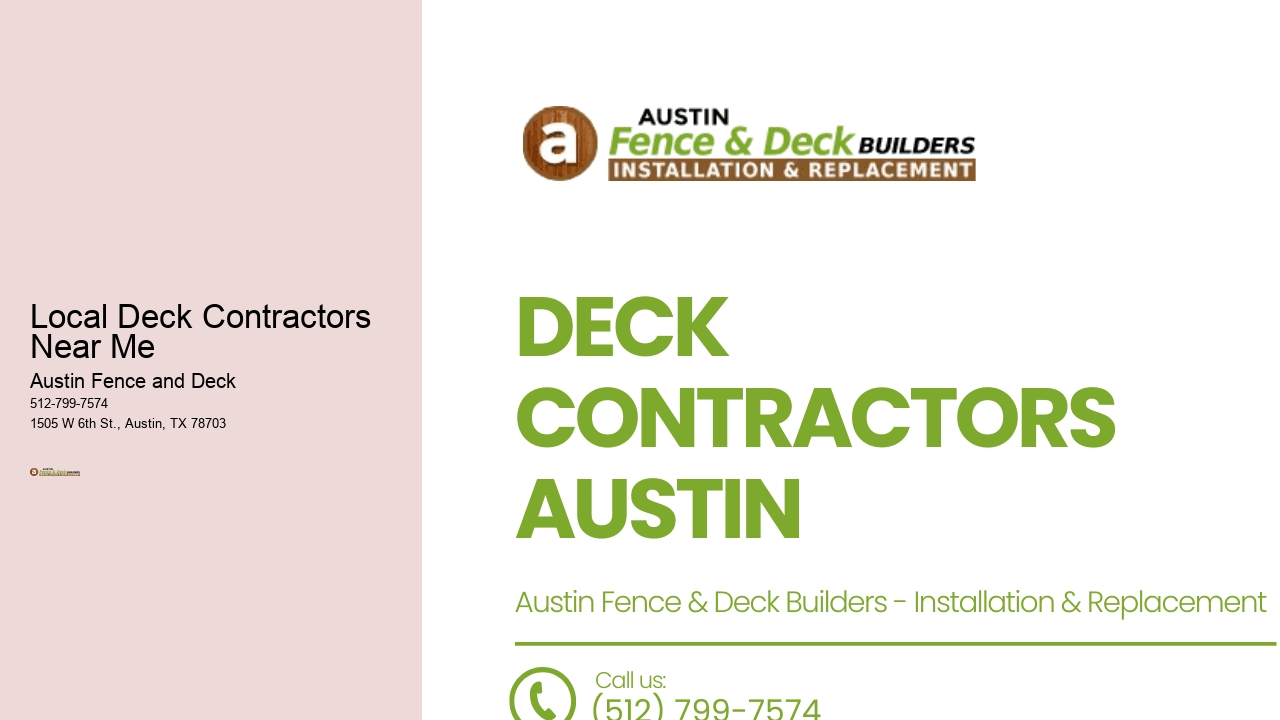 Local Deck Contractors  Near Me