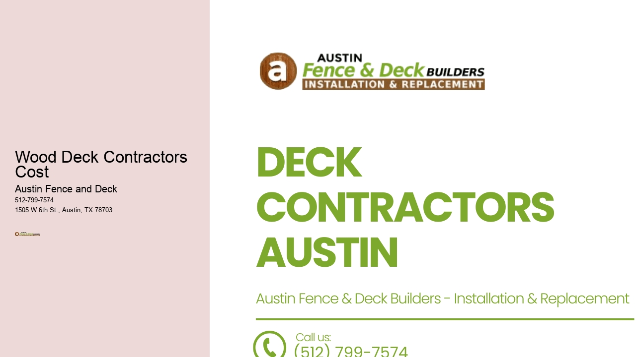 Wood Deck Contractors Cost 
