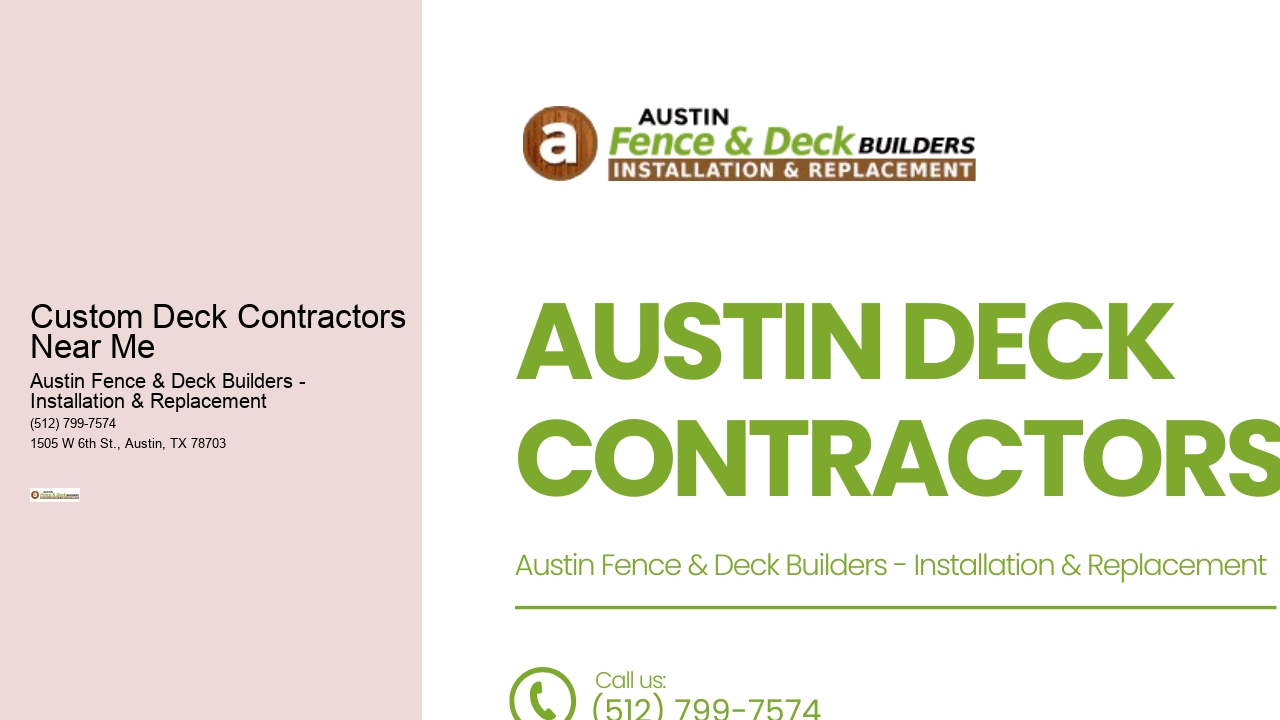 Custom Deck Contractors Near Me