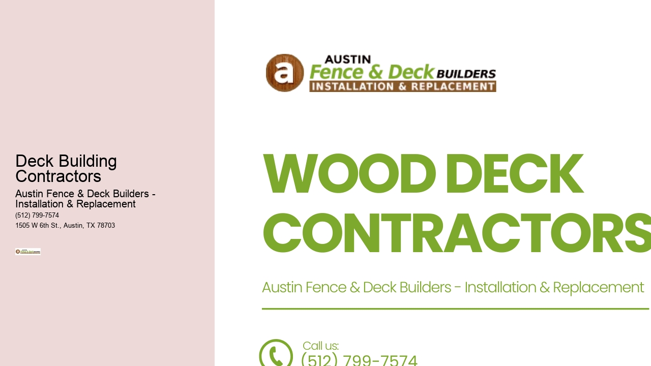 Deck Building Contractors