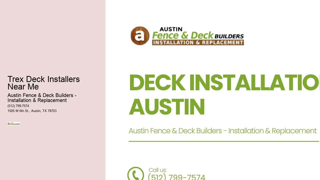 Trex Deck Installers Near Me