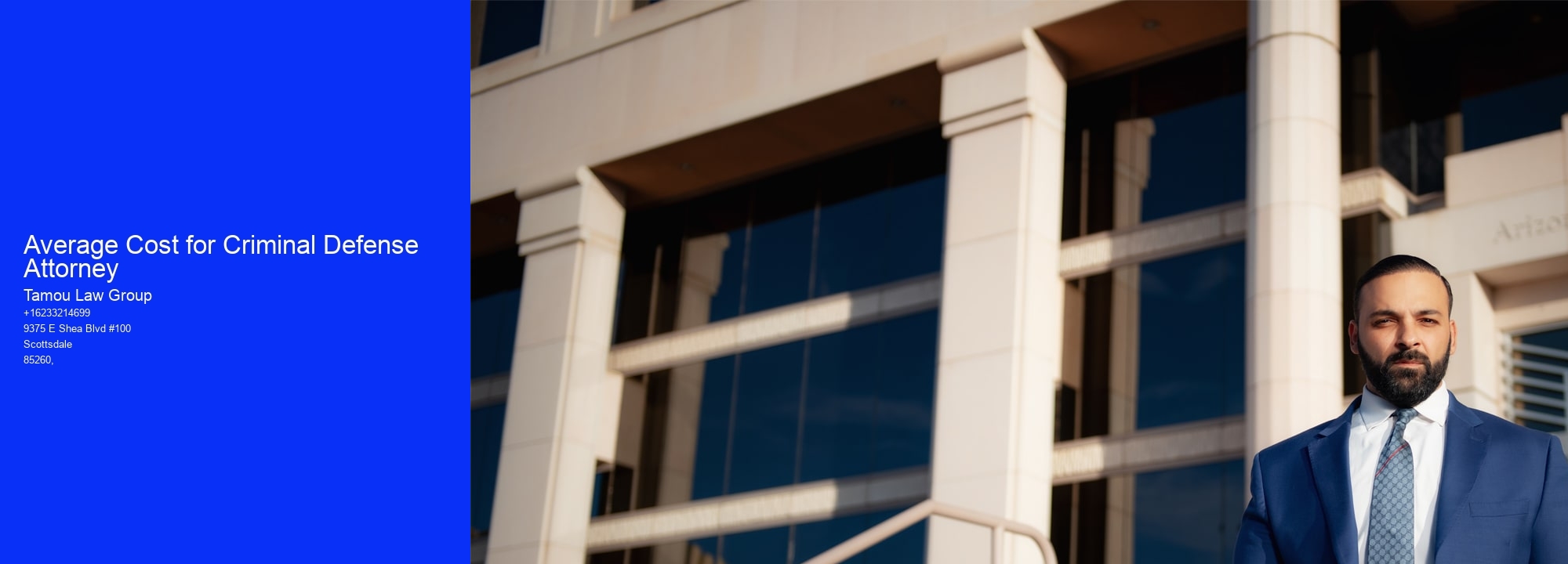 Average Cost for Criminal Defense Attorney