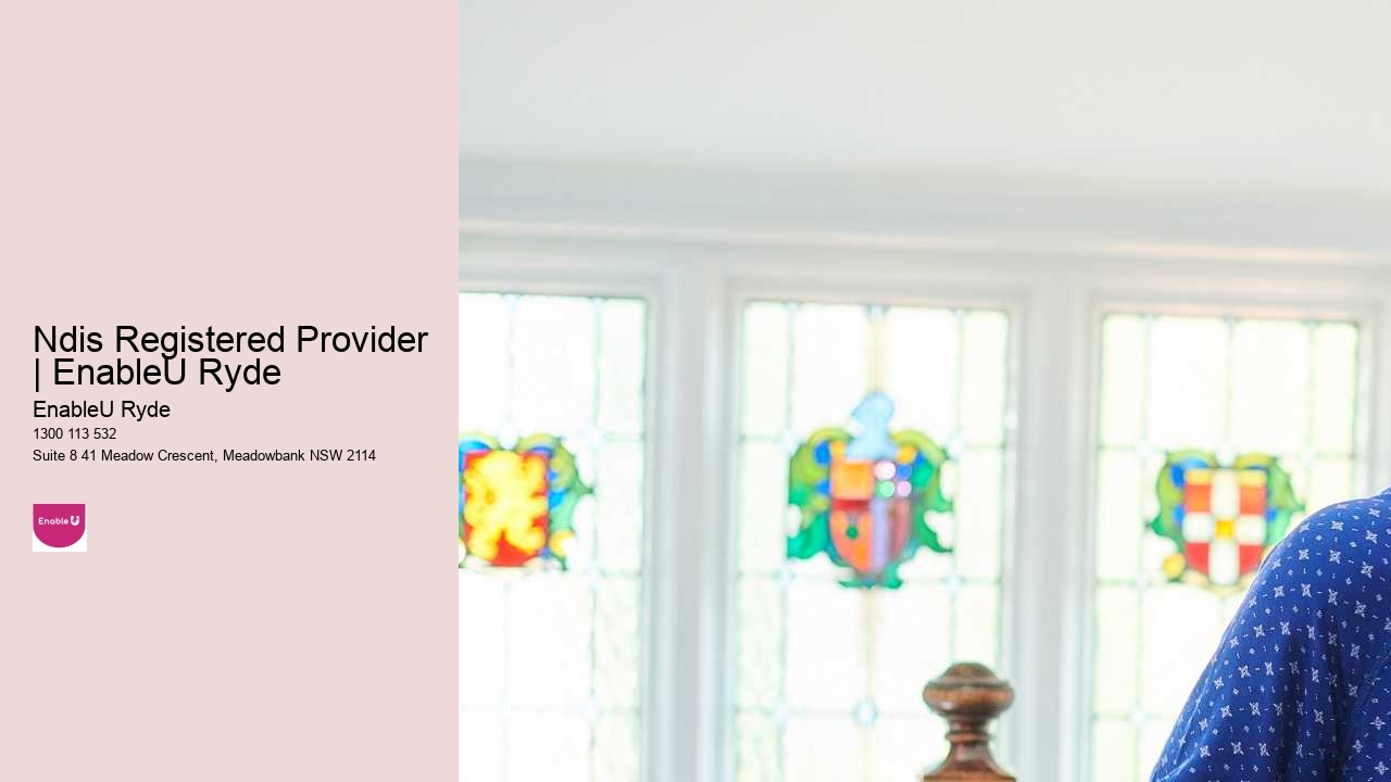 Ndis Registered Provider | EnableU Ryde