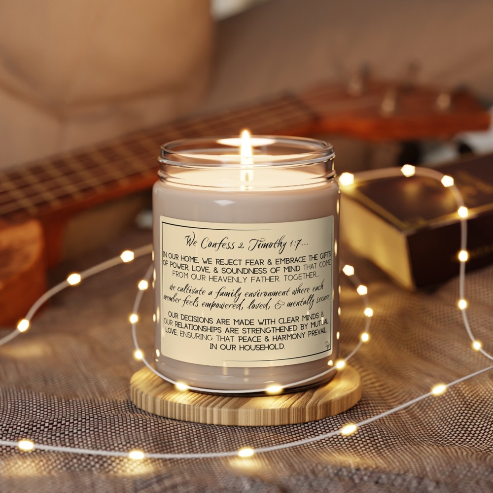 pillar candles with sayings