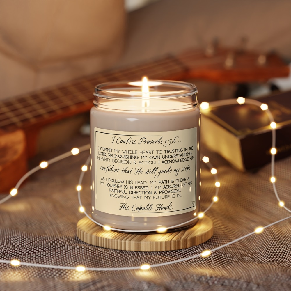 scented candles with sayings