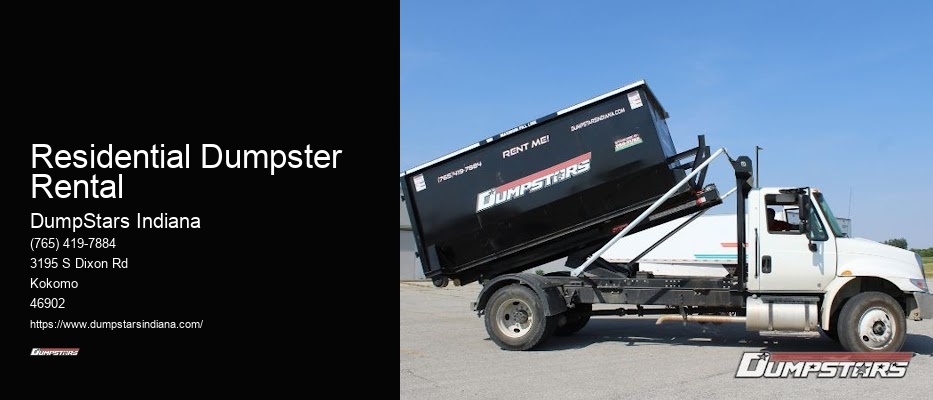 Residential Dumpster Rental