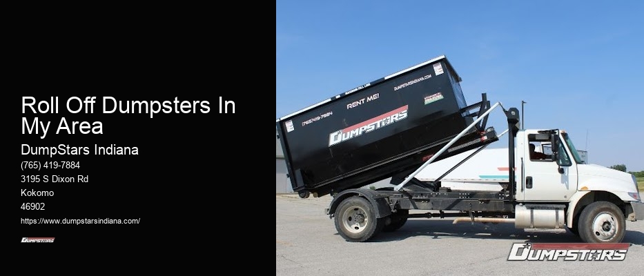 Roll Off Dumpsters In My Area