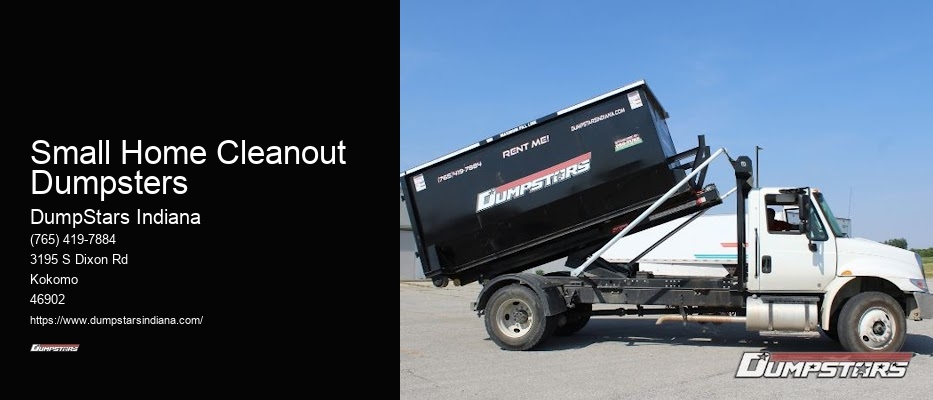 Small Home Cleanout Dumpsters