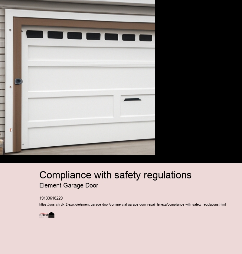 Compliance with safety regulations