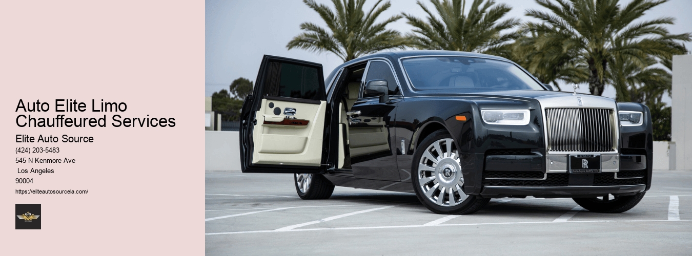 Auto Elite Limo Chauffeured Services