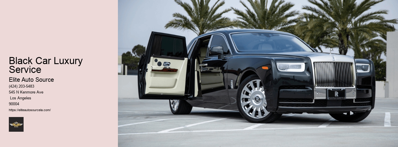 Black Car Luxury Service