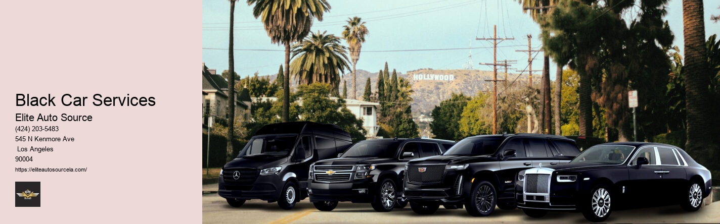 Elite Black Car Services Los Angeles