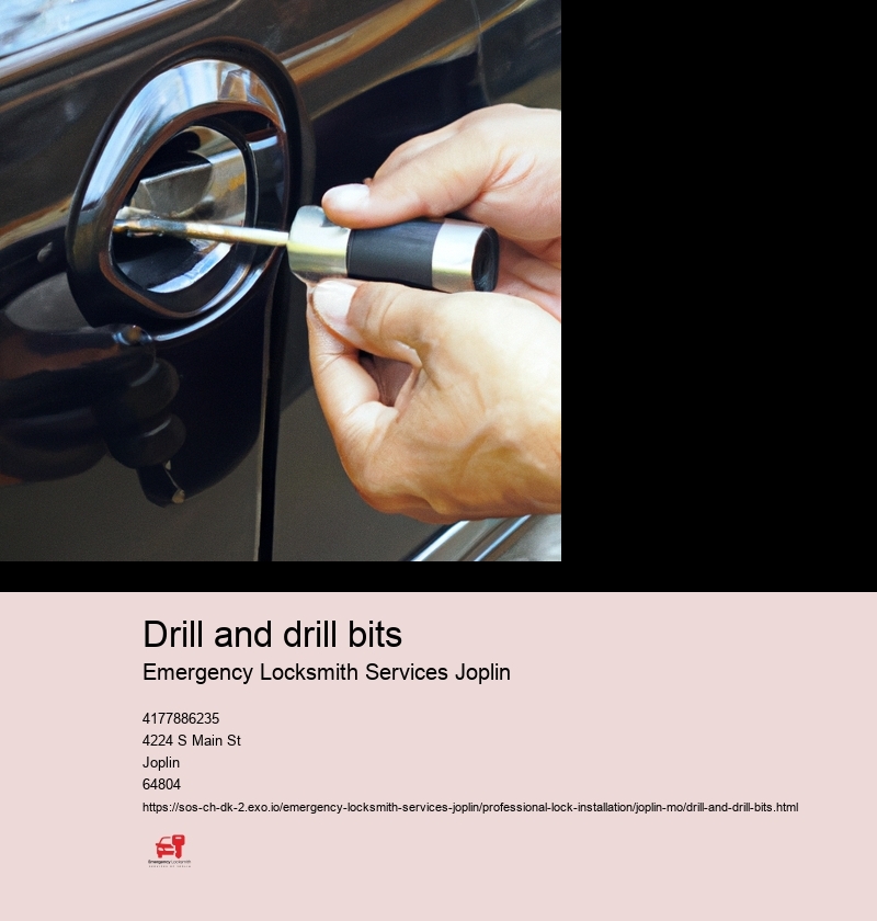 Drill and drill bits