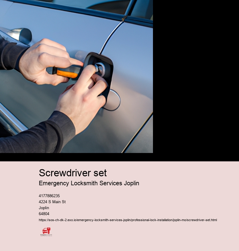 Screwdriver set