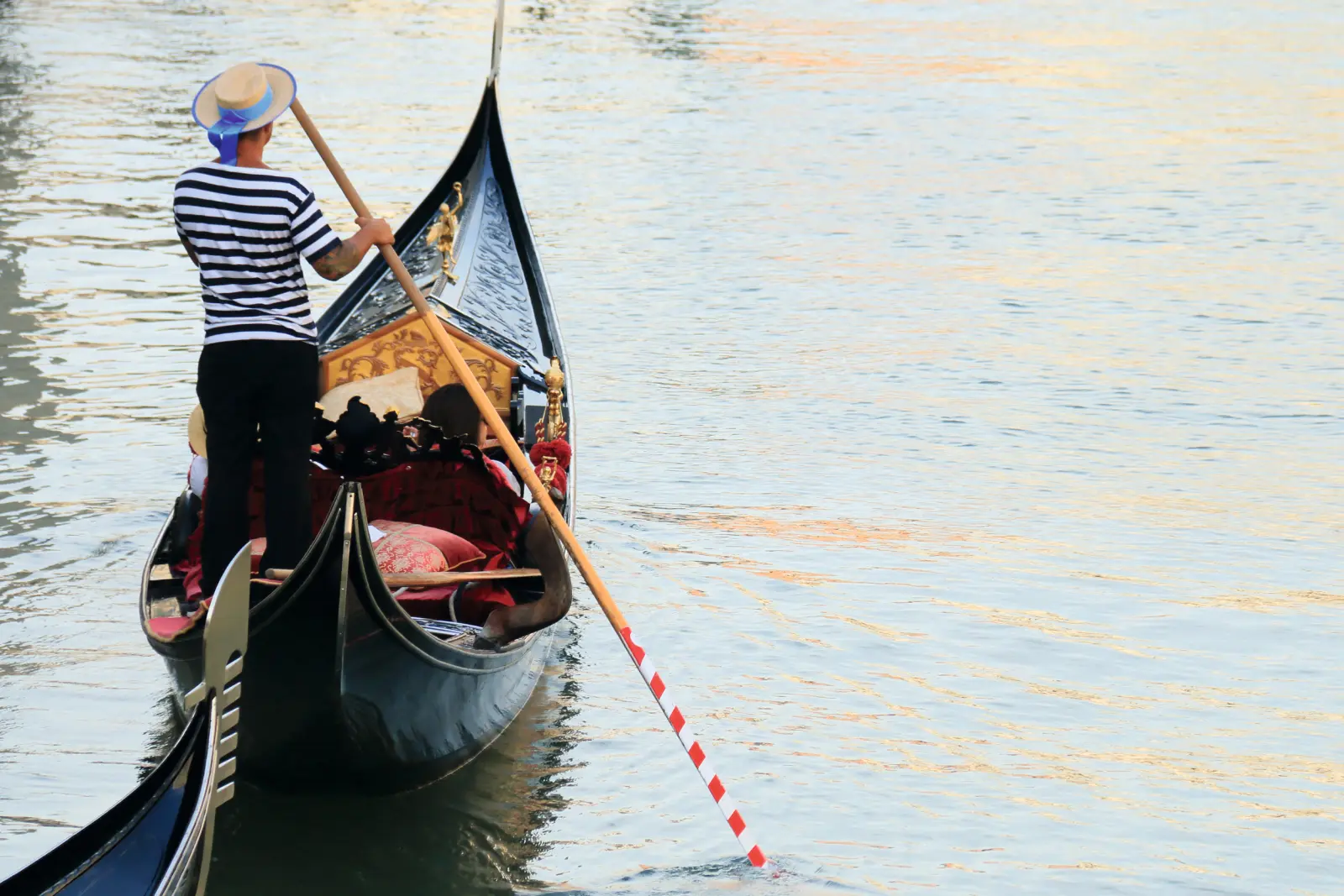 Gondoliere in Venedig immagine