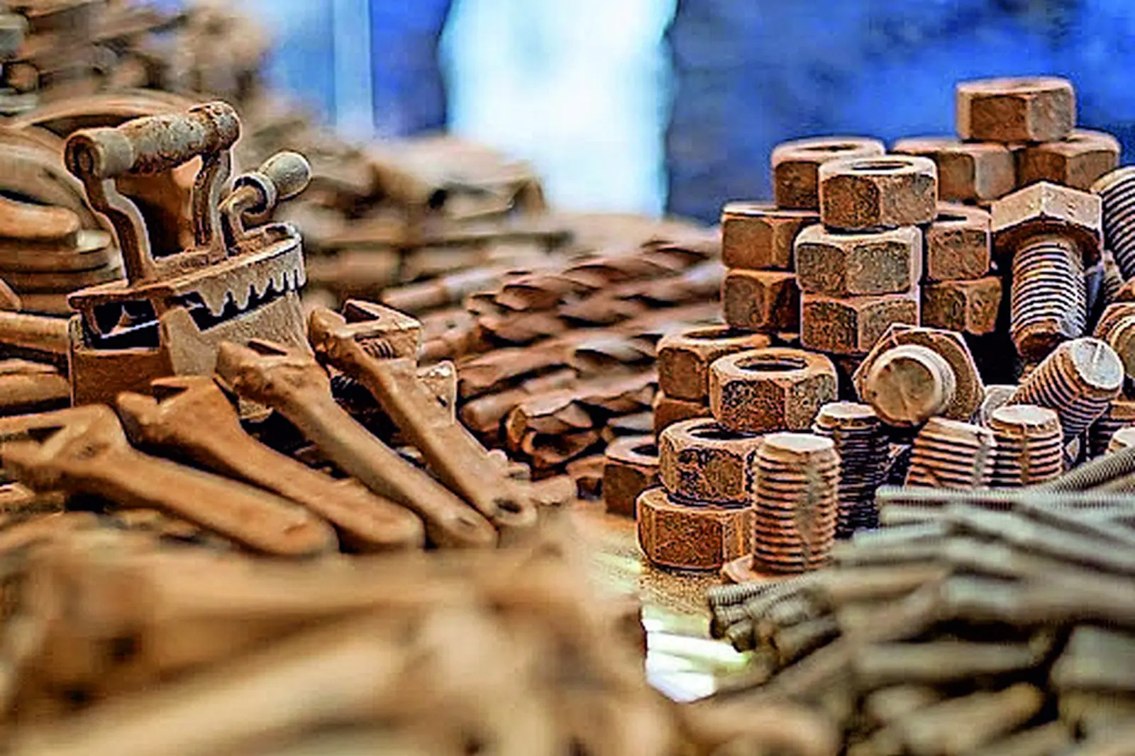 Tools made of chocolate image