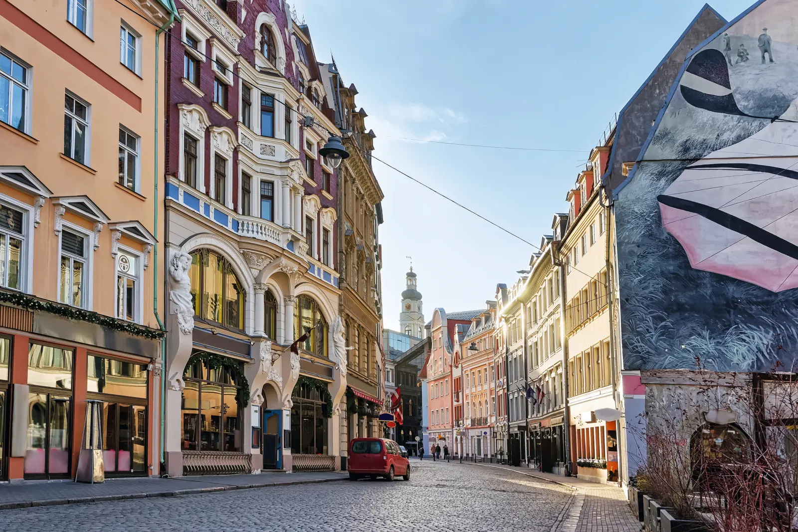 Old Town lanes in Riga image