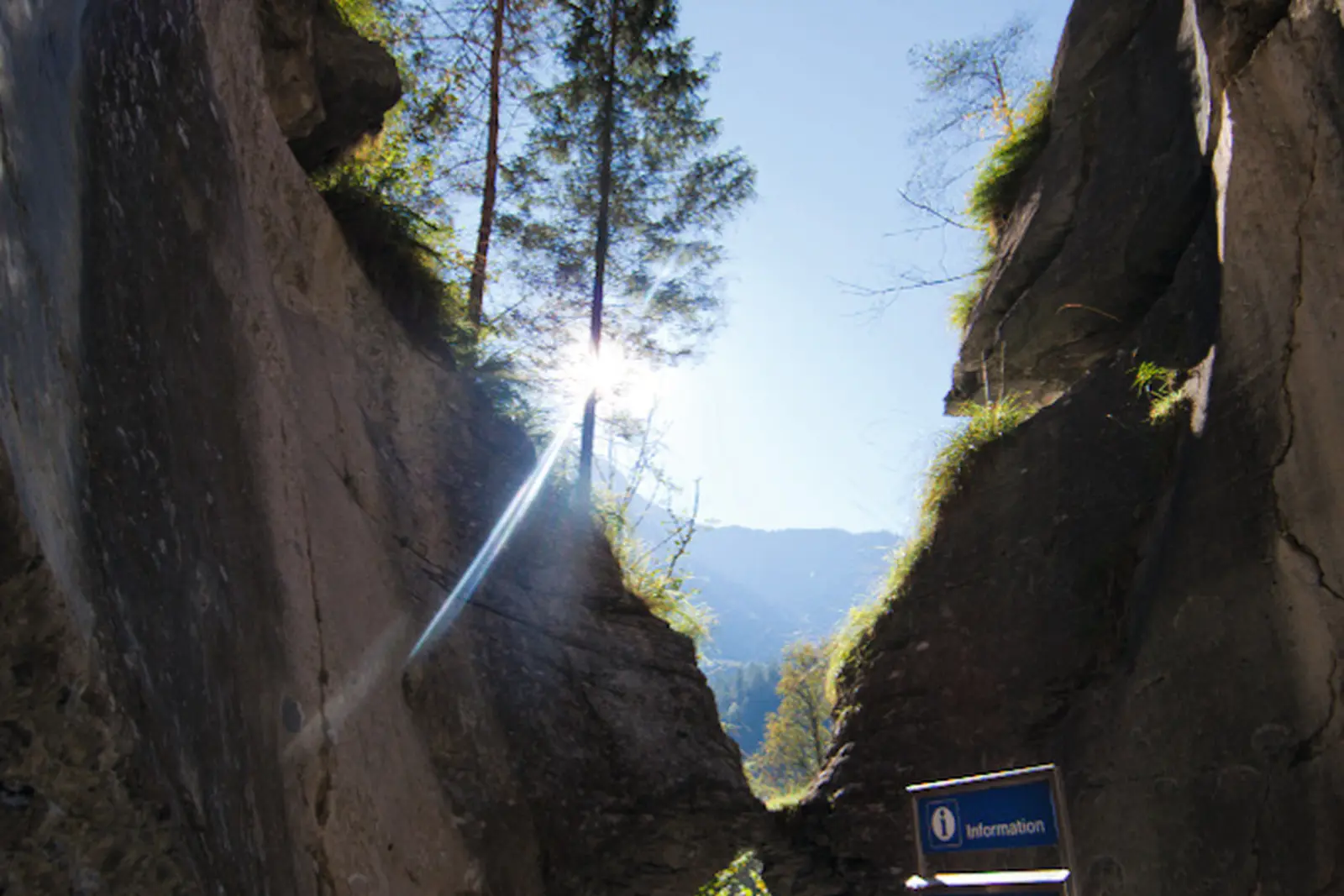 Imposante Aareschlucht Bild