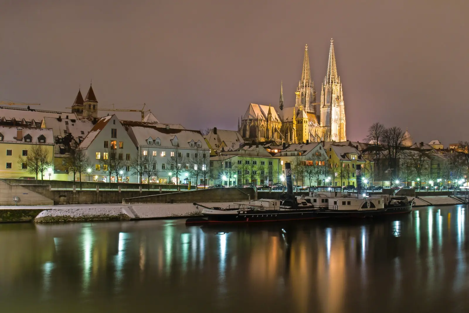 Regensburg in winter image