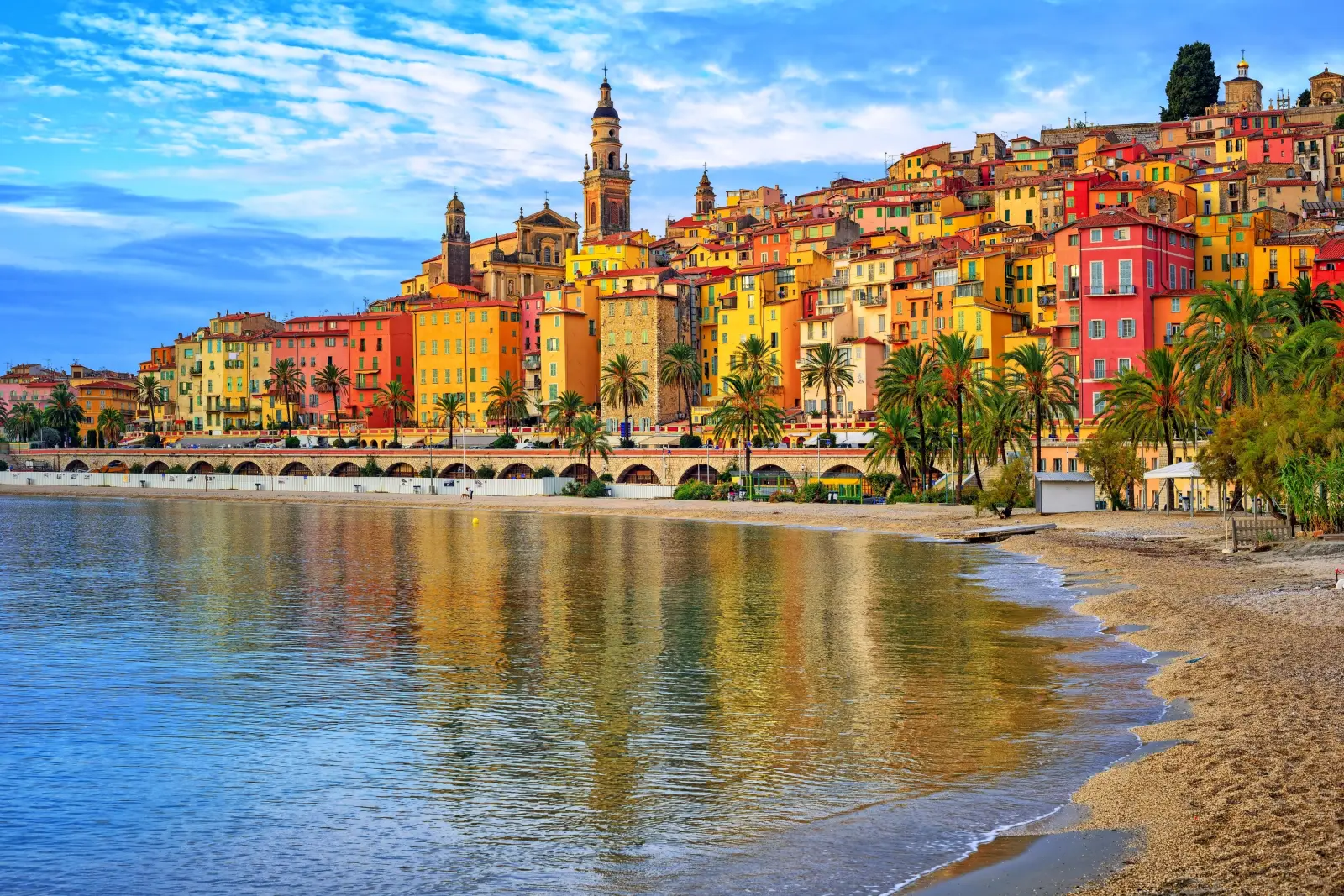 Menton in the south of France image