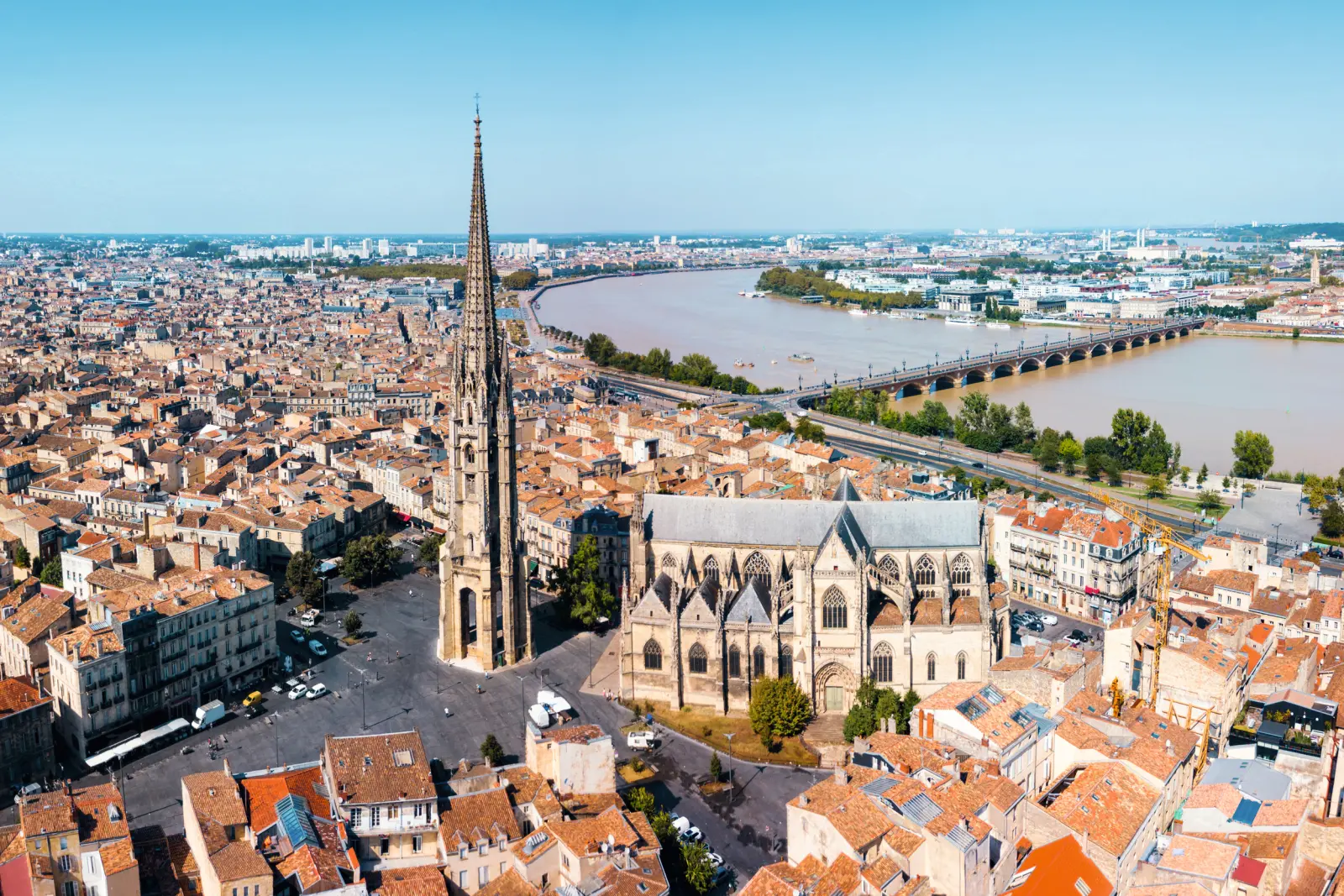Panoramablick über Bordeaux