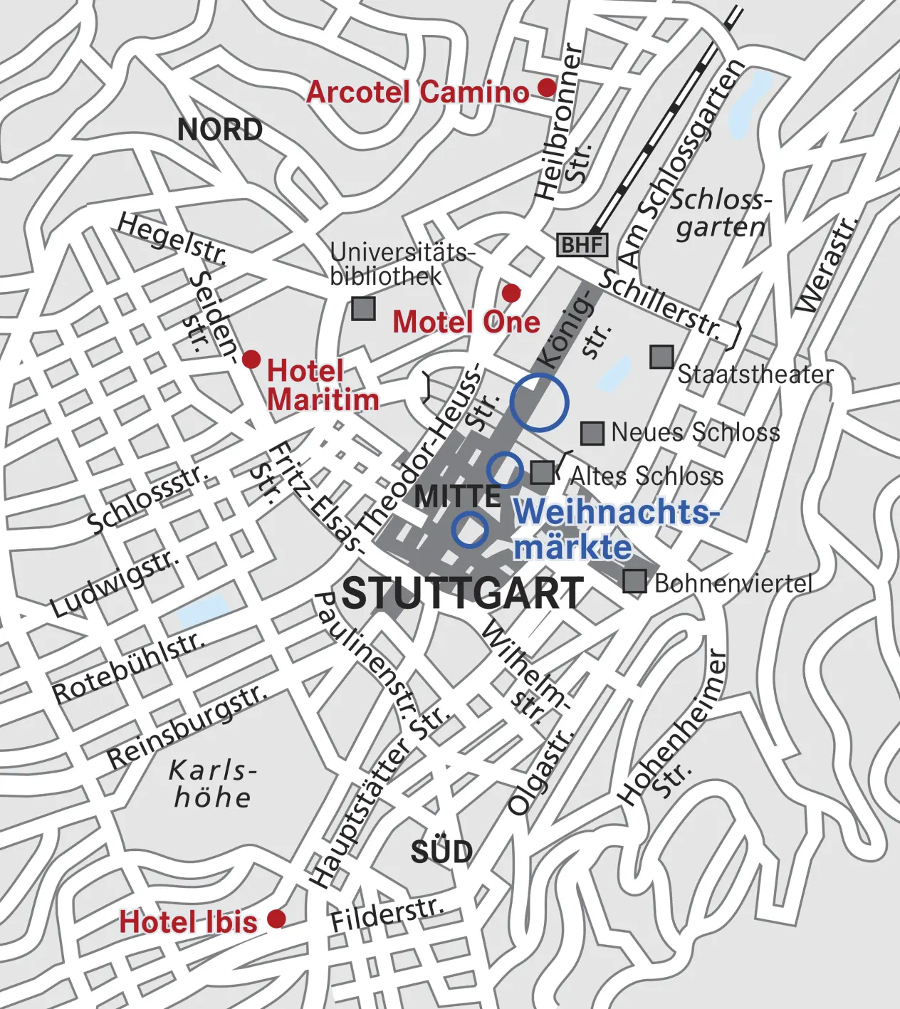 Map of Stuttgart