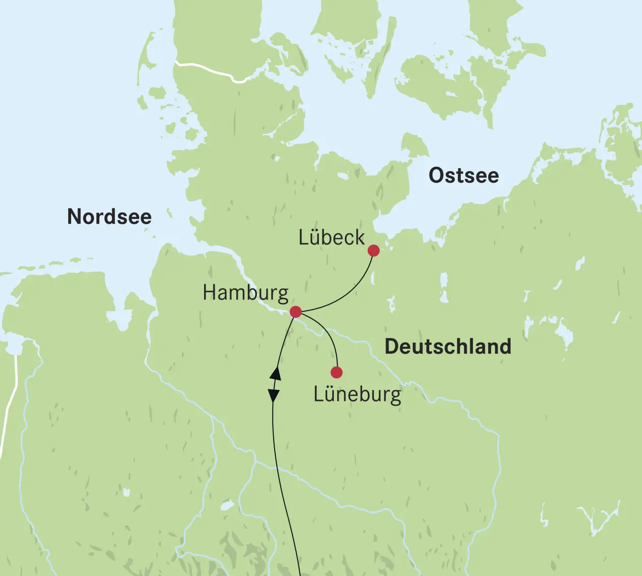 Mappa Amburgo