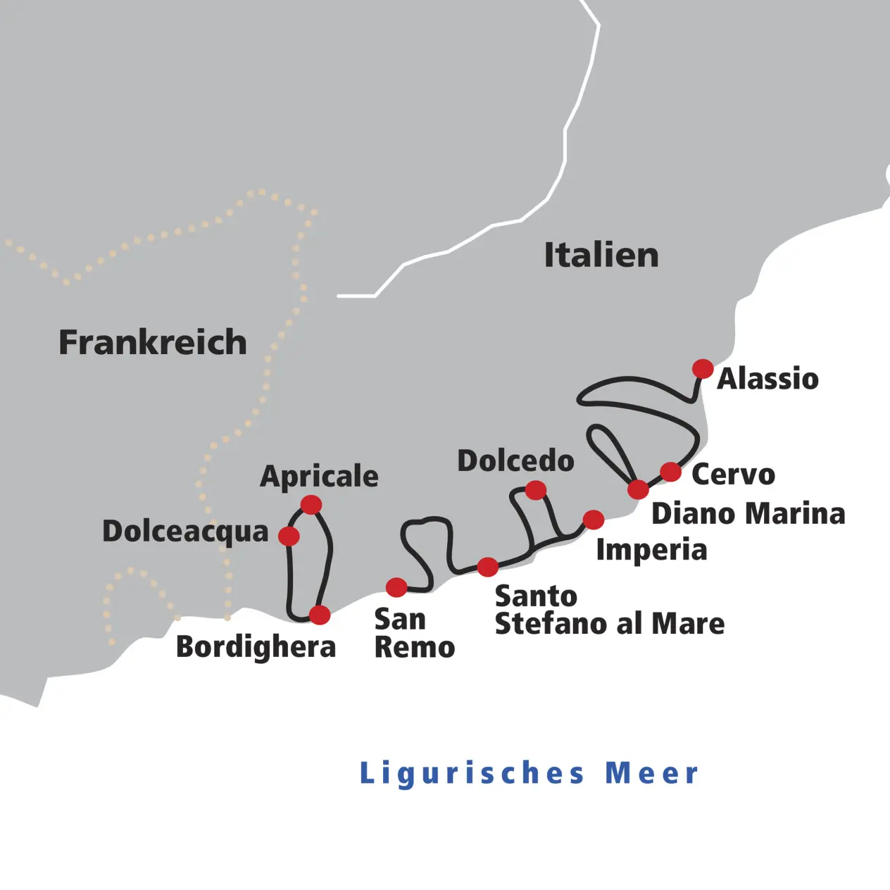 Carta della Riviera dei Fiori