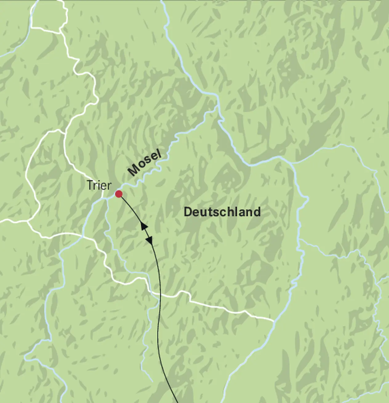 Map of Trier