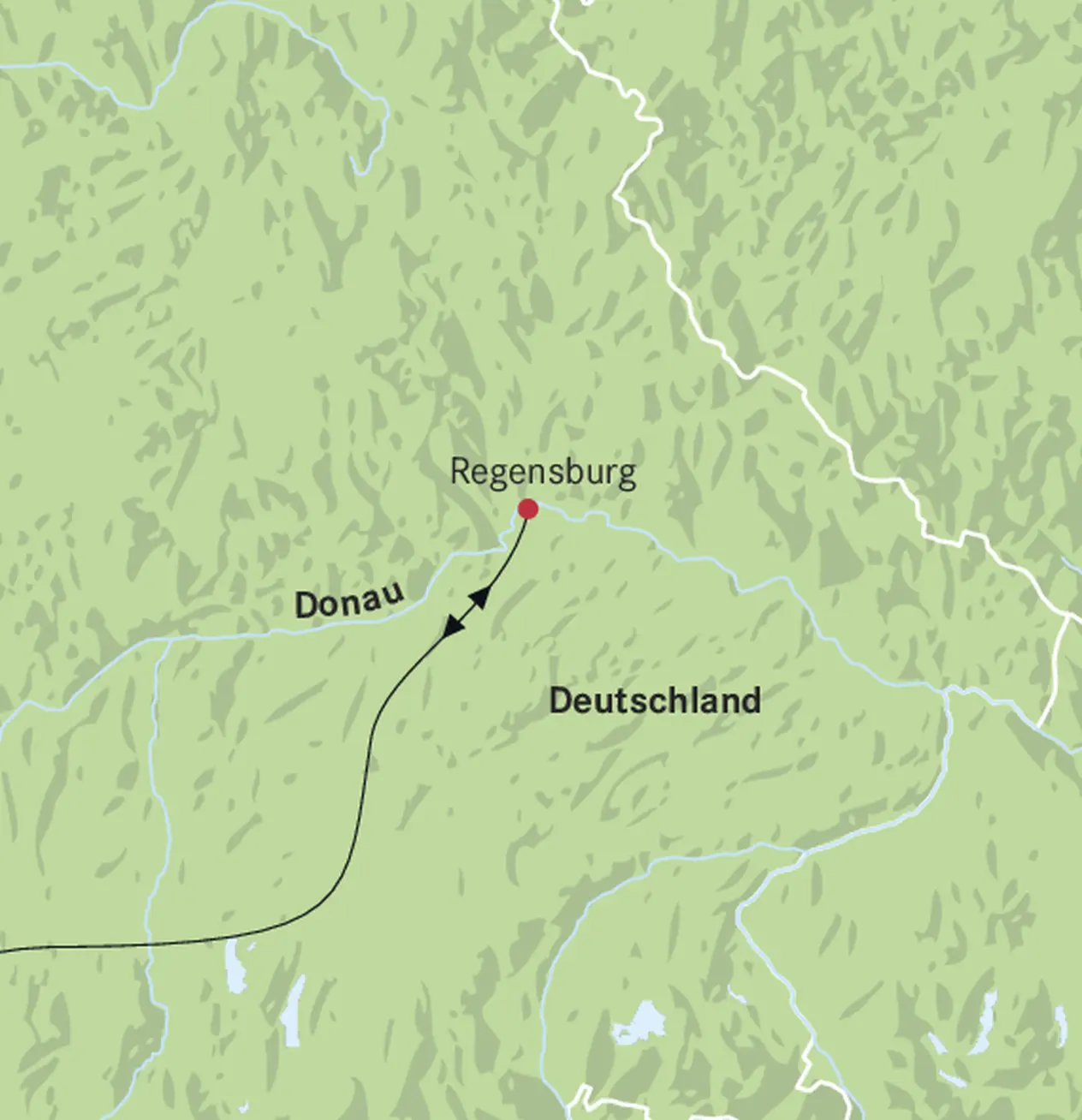 Mappa di Ratisbona