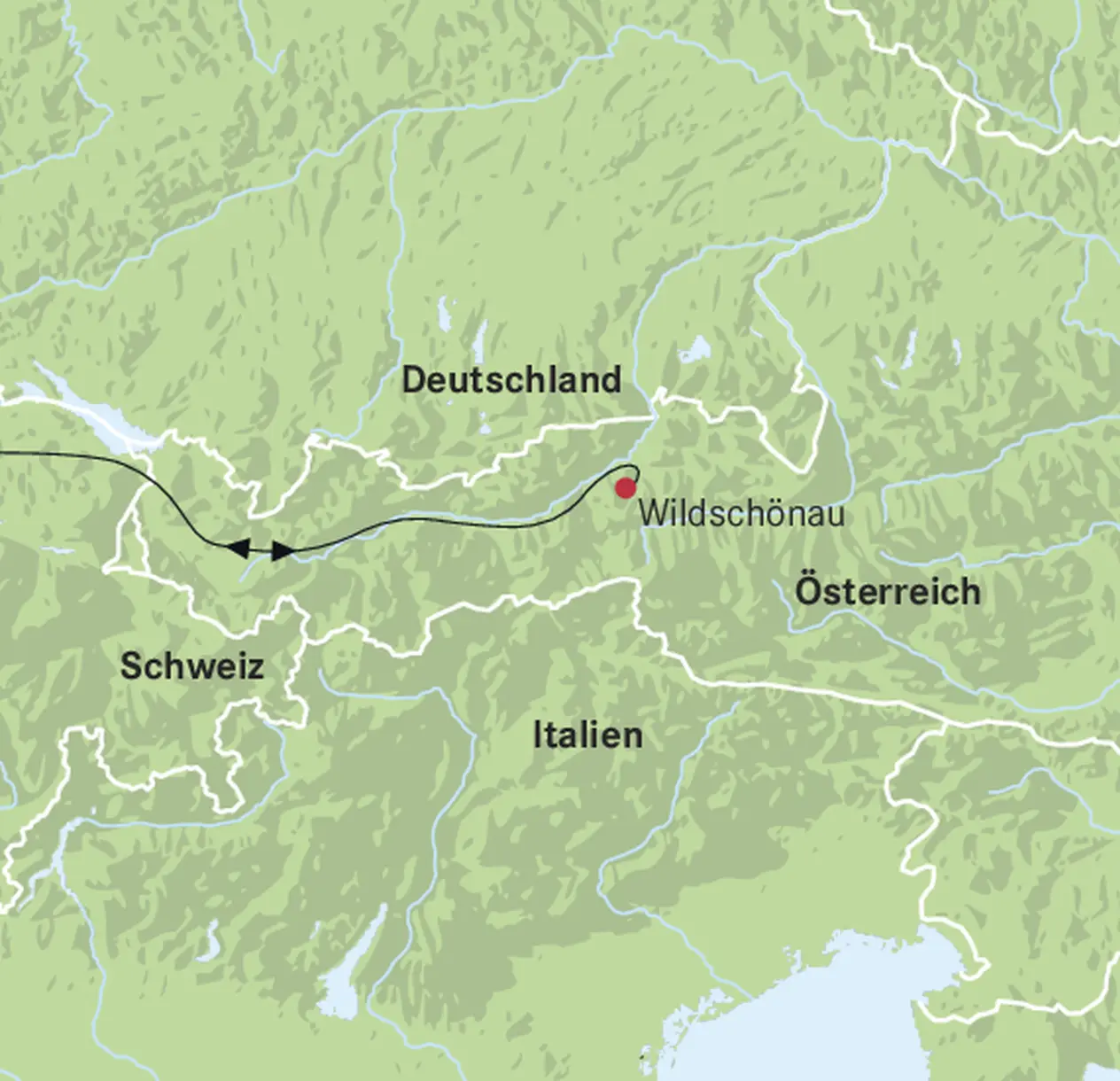 Mappa Wildschönau
