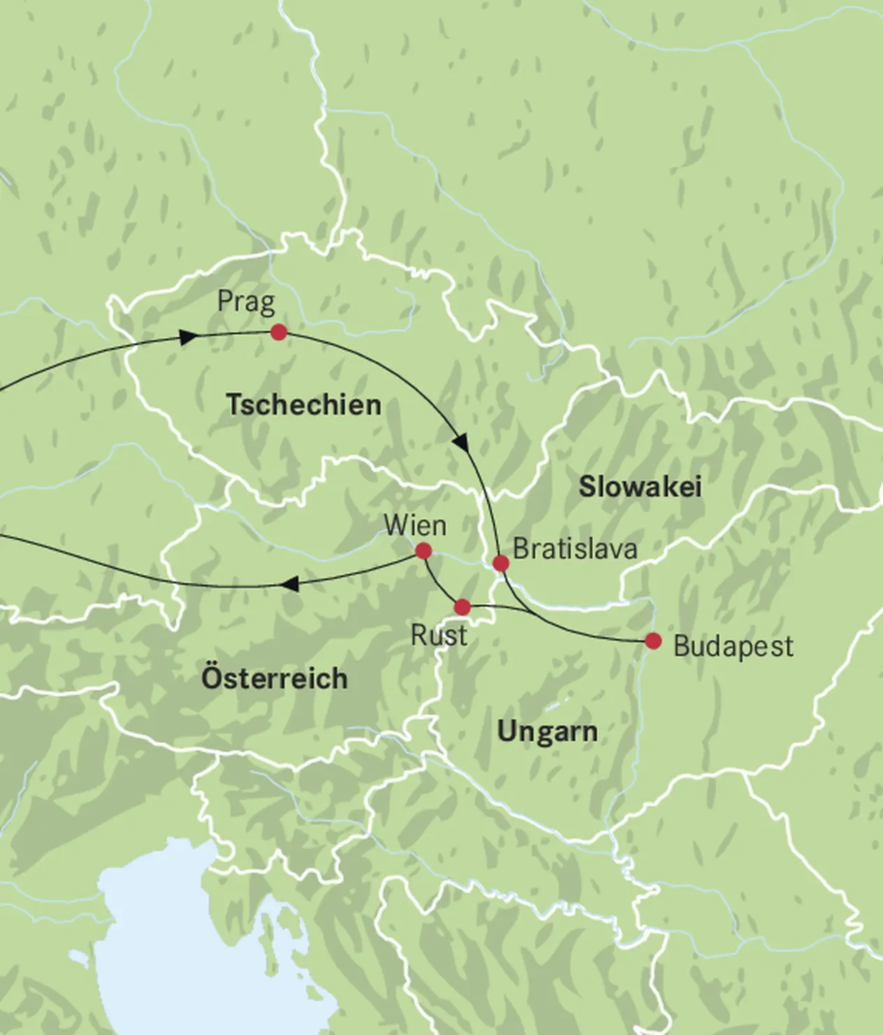 Map of Imperial Cities