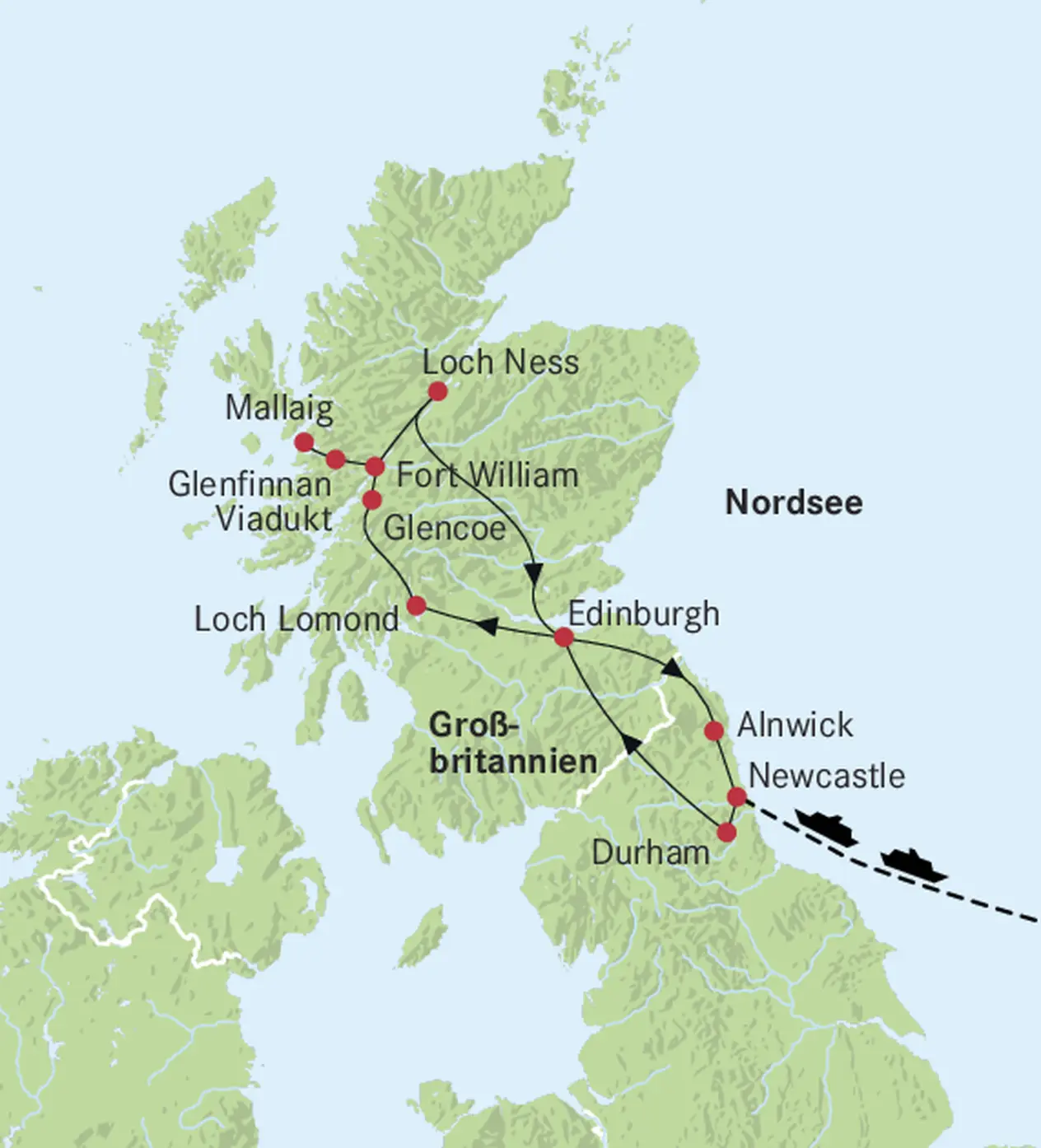 Map of Scotland