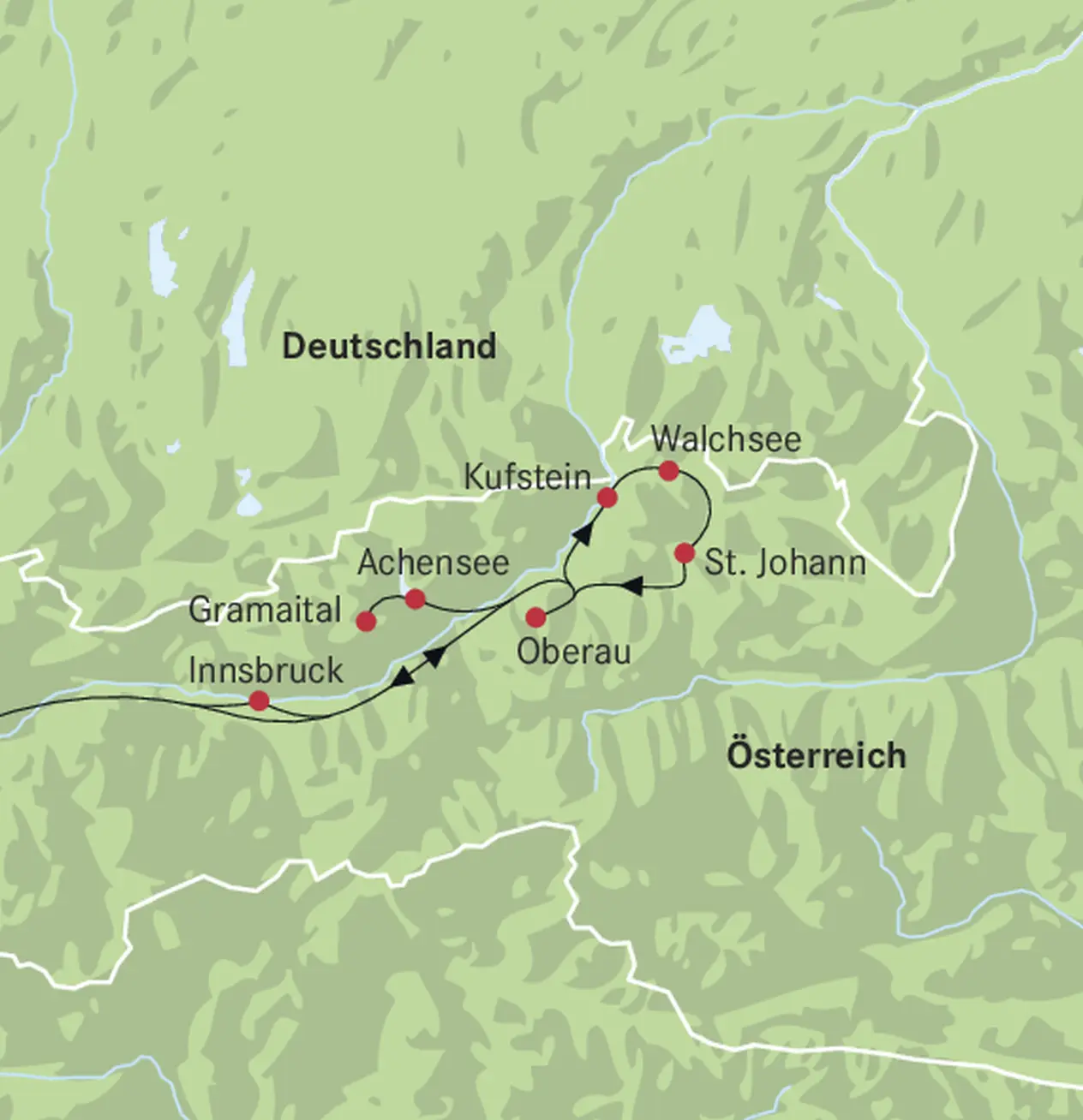 Karte Oberau