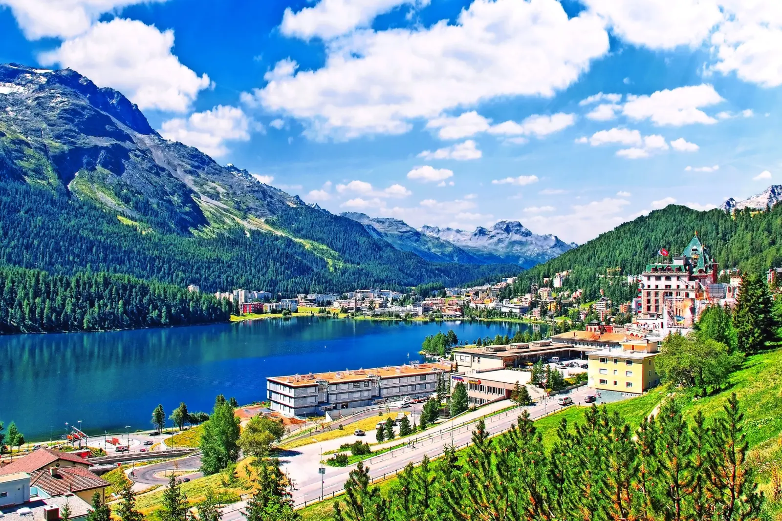St. Moritz mit St. Moritzersee