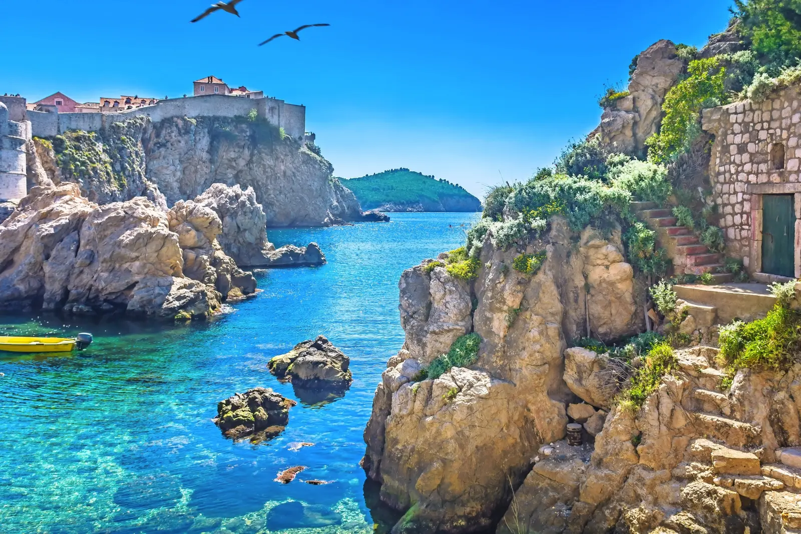 Adriatic bay of Dubrovnik