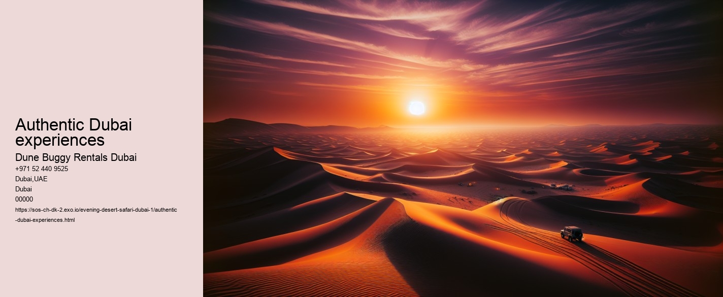 authentic Dubai experiences