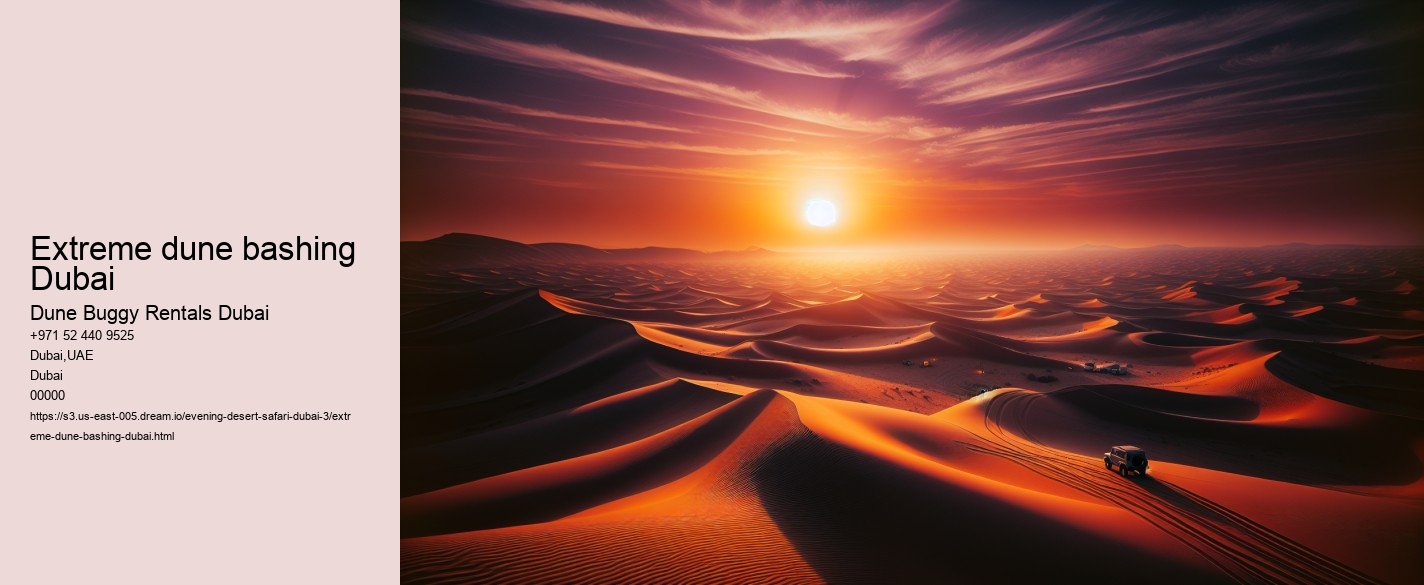 extreme dune bashing Dubai