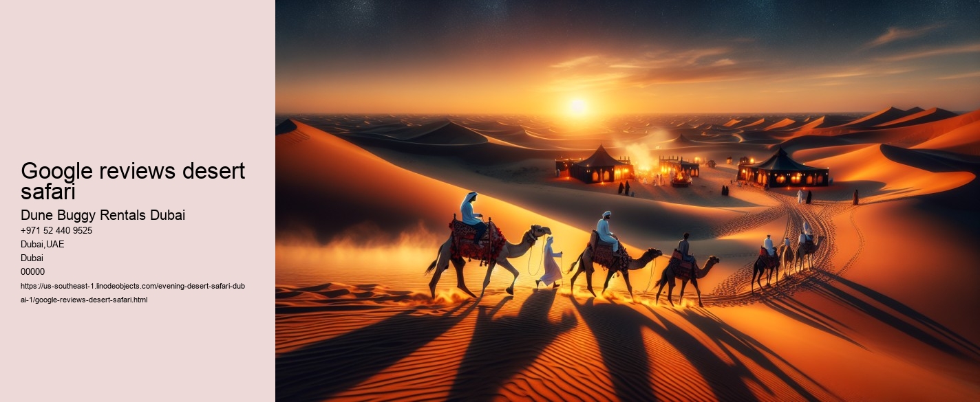 Google reviews desert safari