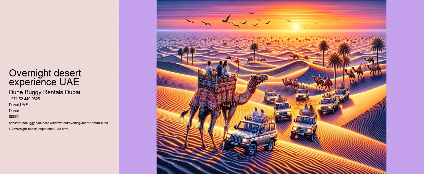 overnight desert experience UAE