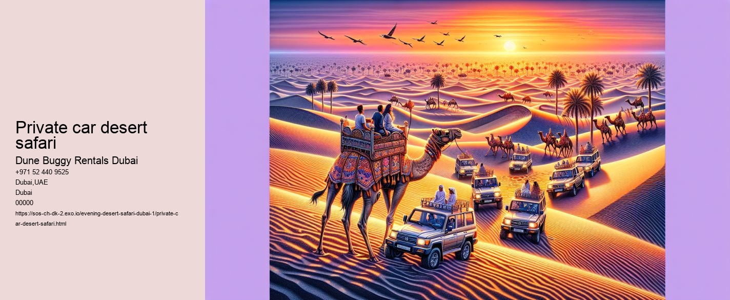 private car desert safari