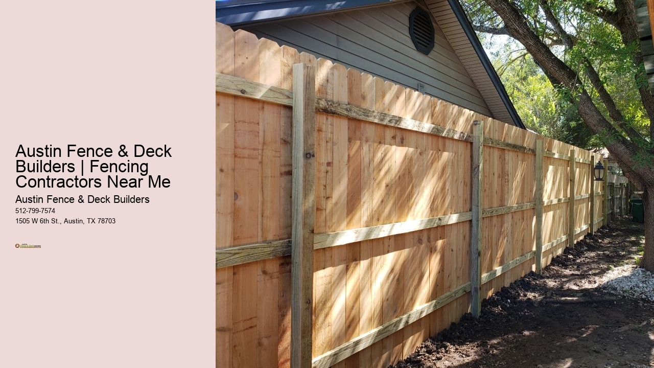 Austin Fence & Deck Builders | Fencing Contractors Near Me