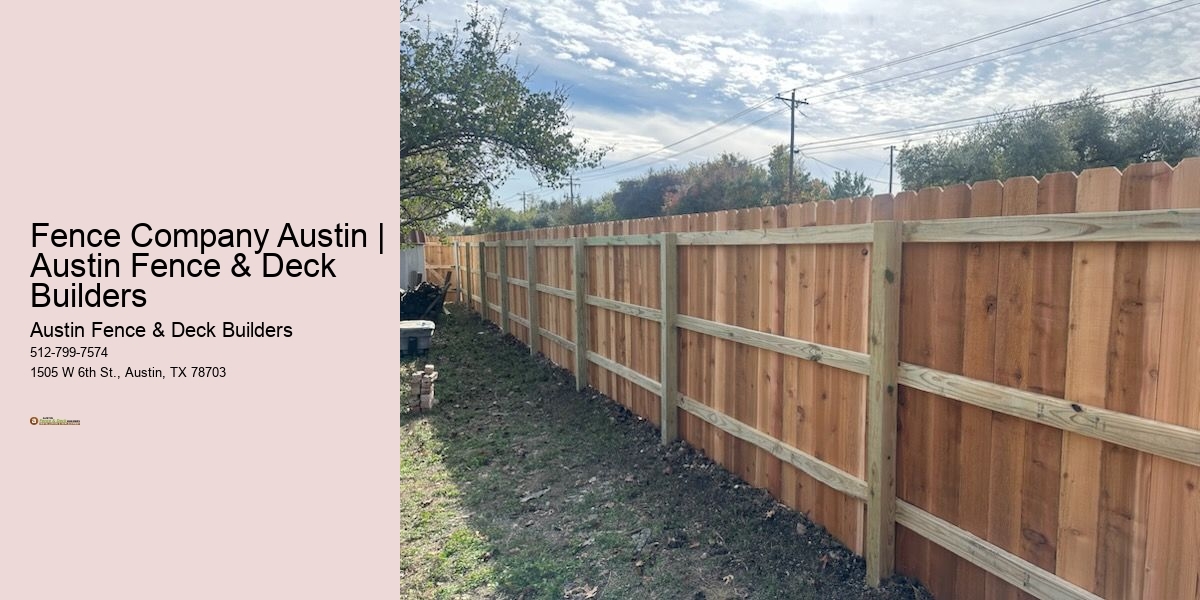 Fence Company Austin | Austin Fence & Deck Builders