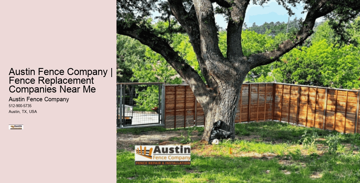 Austin Fence Company | Fence Replacement Companies Near Me