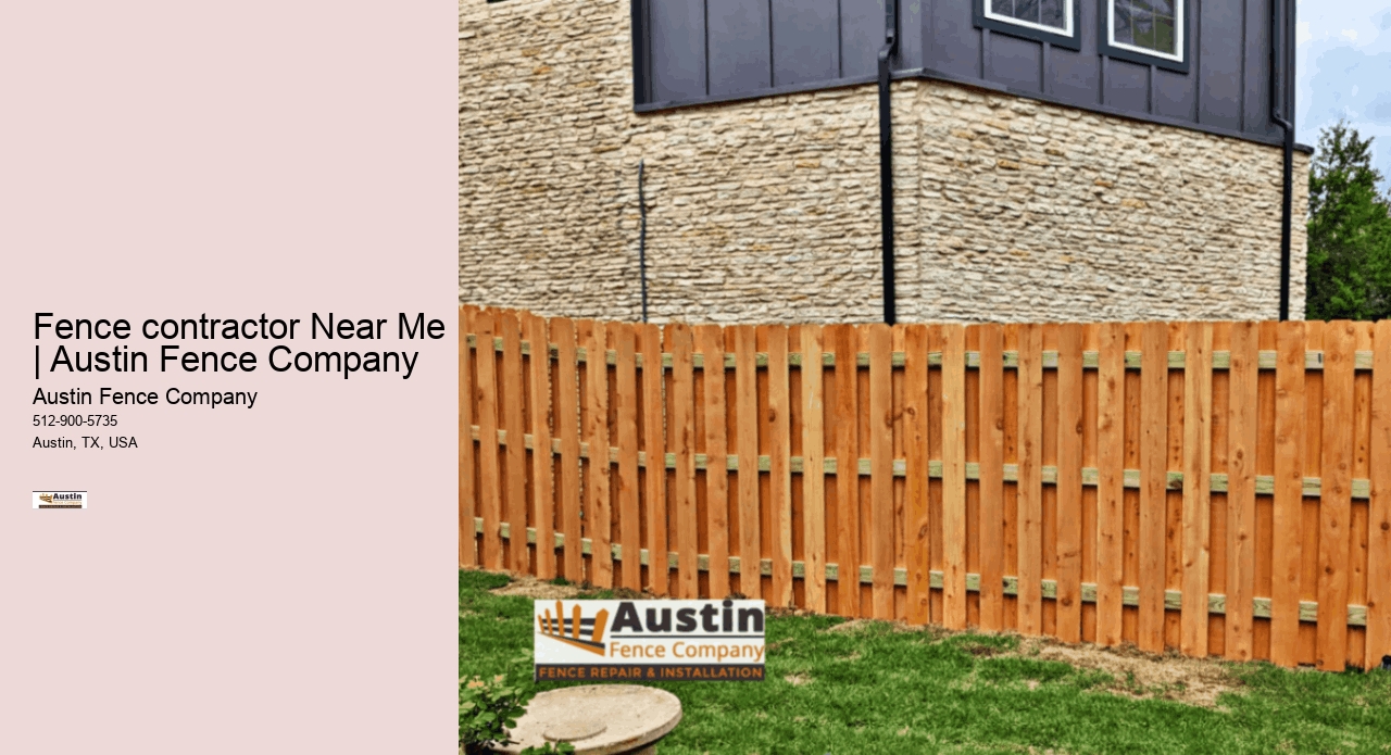 Fence contractor Near Me | Austin Fence Company