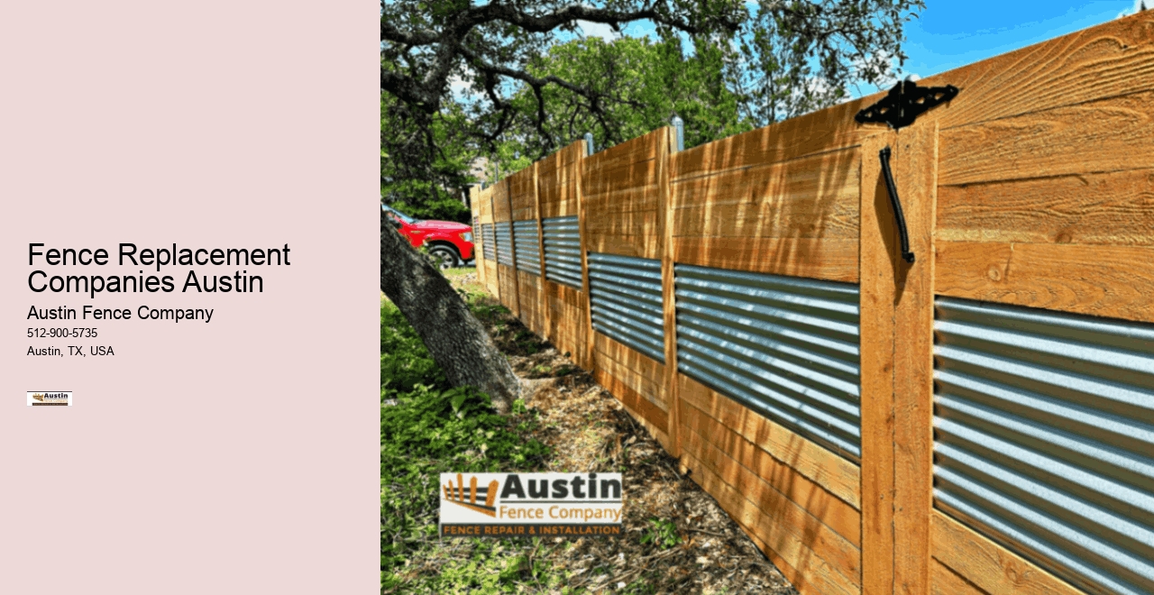 Fence Replacement Companies Austin