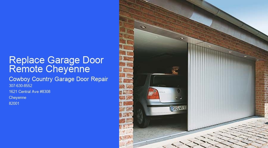 Replace Garage Door Remote Cheyenne